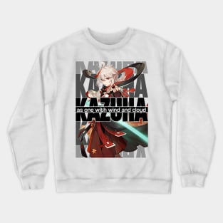 KAZUHA as one with wind and cloud Genshin Impact Edit Crewneck Sweatshirt